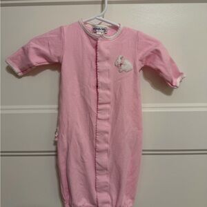 Cozy Pink Bunny Convertible Gown